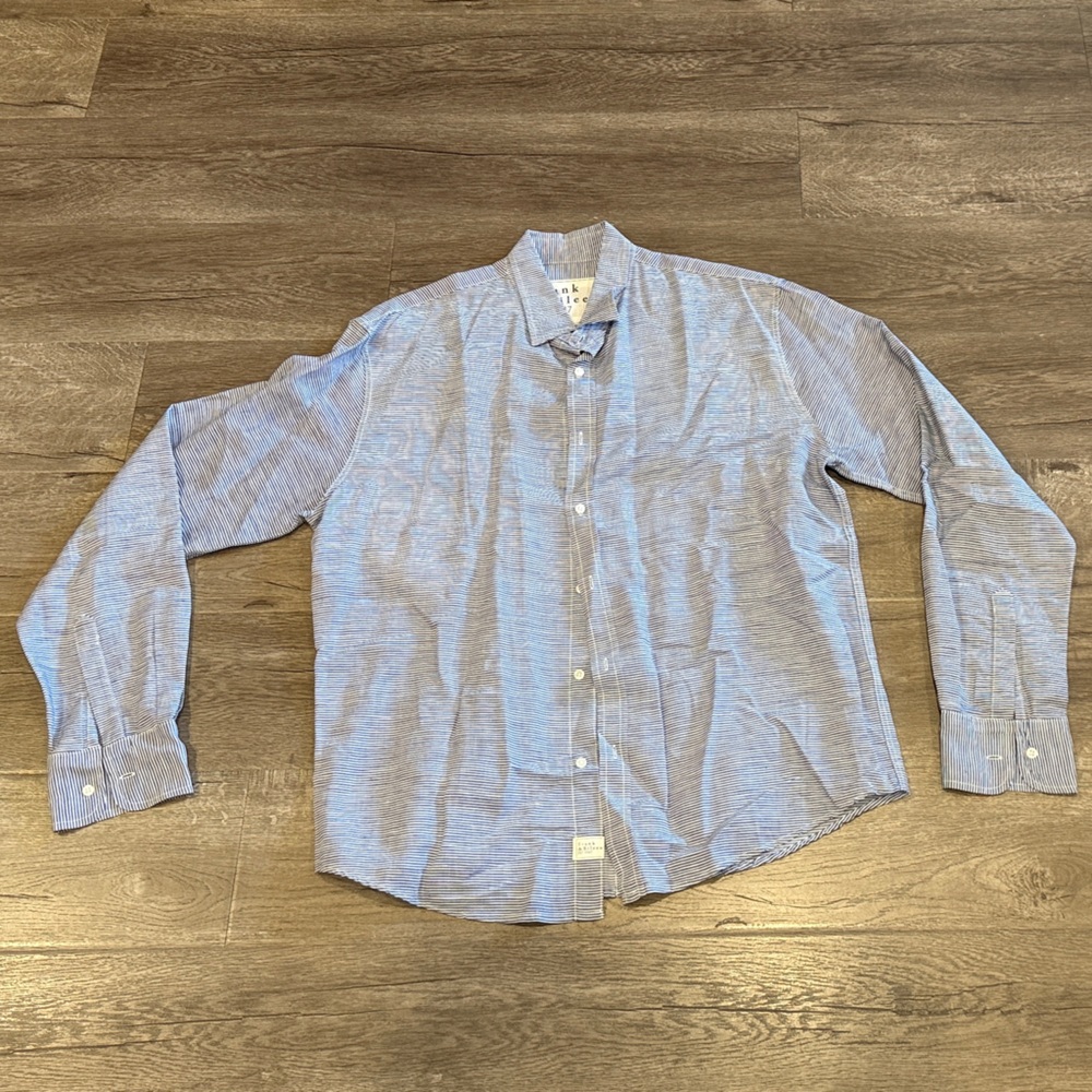 Frank & Eileen Light Blue Casual Button-Down Shirt